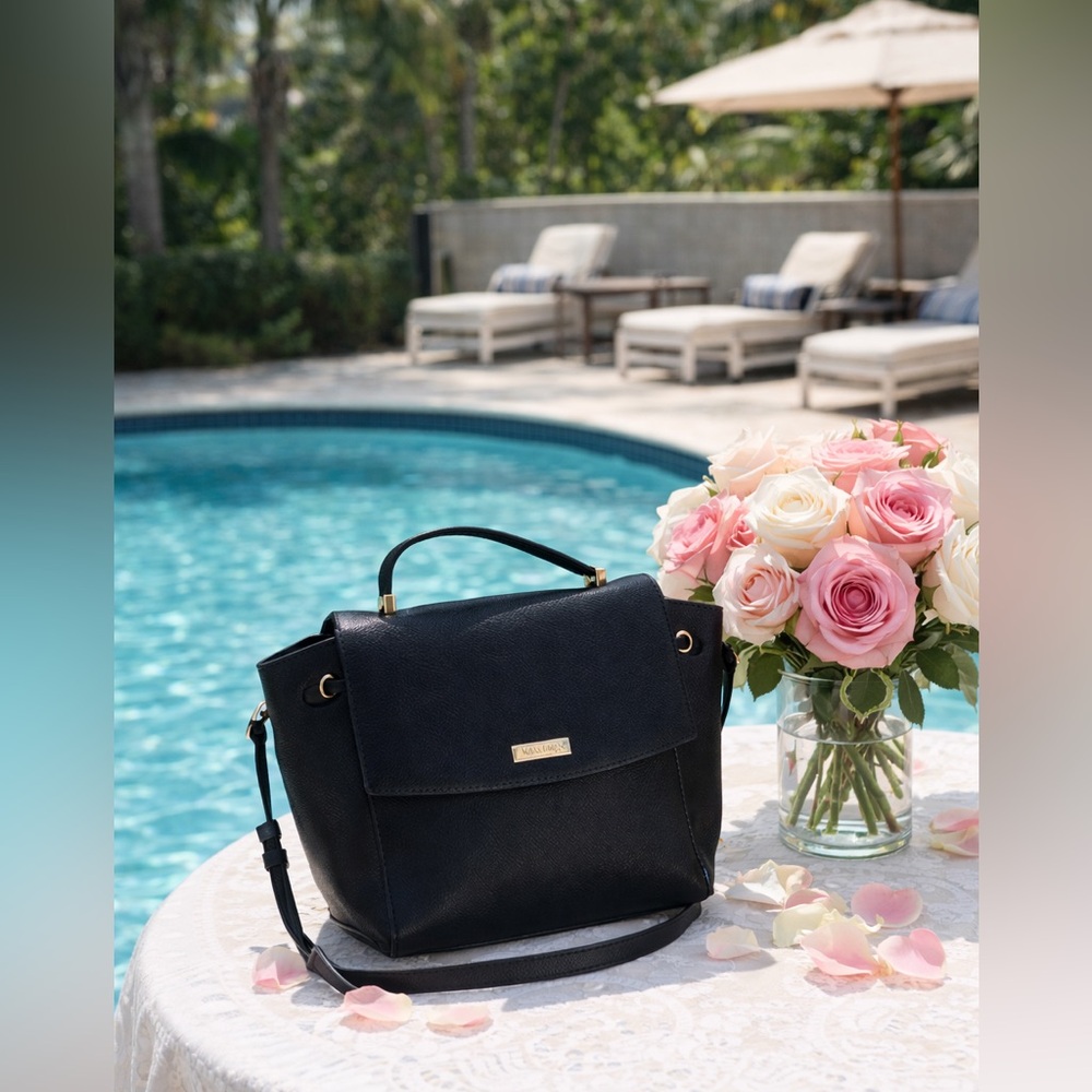 Kate Spade Women's Laurel Way Lilah‎ Satchel Leather Purse In Black